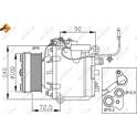 Kompressor, Klimaanlage NRF - 32165
