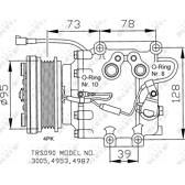 Kompressor, Klimaanlage NRF - 32236