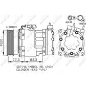 Kompressor, Klimaanlage NRF - 32266