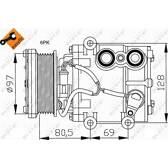 Kompressor, Klimaanlage NRF - 32401