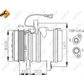 Kompressor, Klimaanlage NRF - 32436