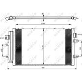 Kondensator, Klimaanlage NRF - 350083