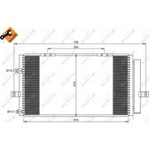 Kondensator, Klimaanlage NRF - 35659