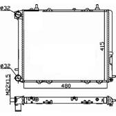 Kühler, Motorkühlung NRF - 507352A
