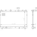 Kühler, Motorkühlung NRF - 550031