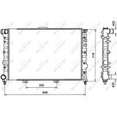 Kylare, motorkylning NRF - 58216