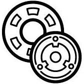 Magnetic Clutch, air conditioning compressor NRF - 380172