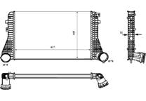 Radiador de aire de admisión