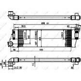 Radiador de aire de admisión NRF - 30899