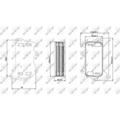 Radiateur d'huile NRF - 31282