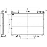 Radiateur moteur NRF - 503492