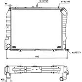 Radiateur moteur NRF - 503962