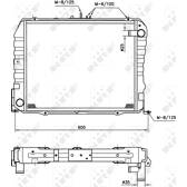 Radiateur moteur NRF - 513962