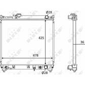 Radiateur, Refroidissement Du Moteur NRF 58198 - Tunisie