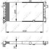 Radiateur moteur NRF - 58675