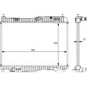 Radiateur moteur NRF - 59134