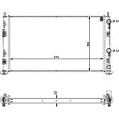 Radiateur NRF - 53733