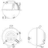 Vase d'expansion, bocal liquide de refroidissement NRF - 454082
