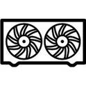Ventilador, refrigeração do motor NRF - 47326