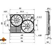 Ventilador, refrigeración del motor NRF - 47994