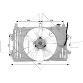 Ventilateur moteur NRF - 47053