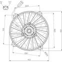 Ventilateur moteur NRF - 47962