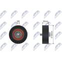 Deflection Pulley/Guide Pulley, V-belt NTY - RNK-AU-037