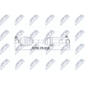 Drive Shaft NTY - NPW-FR-018