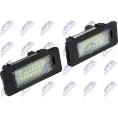 2x Feu de plaque d'immatriculation ELP-PL-000 NTY pour OPEL MERIVA B
