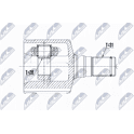 Joint Kit, drive shaft NTY - NPW-FR-095