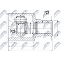 Joint Kit, drive shaft NTY - NPW-RE-055