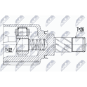 Joint Kit, drive shaft NTY - NPW-RE-123