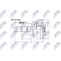 Joint Kit, drive shaft NTY - NPZ-AR-006
