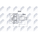 Joint Kit, drive shaft NTY - NPZ-BM-007