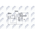 Joint Kit, drive shaft NTY - NPZ-SU-031