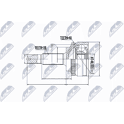 Joint Kit, drive shaft NTY - NPZ-TY-088