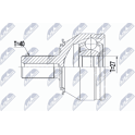 Joint Kit, drive shaft NTY - NPZ-VV-026