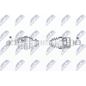 Veio de transmissão NTY - NPW-BM-020