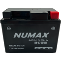 Batterie moto Numax AGM SLA scellée  YTX4L-BS SLA 12 V 4 AH 50 AMPS EN NUMAX - NTX4L-BS SLA