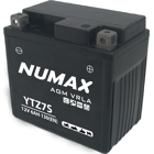 Batterie moto Numax AGM SLA scellée  YTZ7S 12 V 6 AH 130 AMPS EN NUMAX - NTZ7S