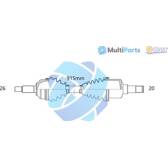 Aandrijfas ODM-MULTIPARTS - 18-092190