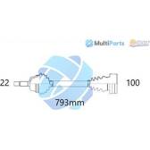 Drivaxel ODM-MULTIPARTS - 18-212150