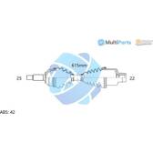 Drivaxel ODM-MULTIPARTS - 18-302071