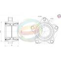 Roulement de roue ODM-MULTIPARTS - 70-010014