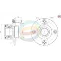Roulement de roue ODM-MULTIPARTS - 70-010036