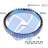 Sensorring, ABS ODM-MULTIPARTS - 26-010004