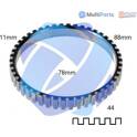 Sensorring, ABS ODM-MULTIPARTS - 26-010017