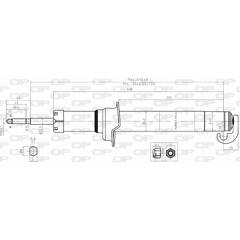 Amortisseurs avant OPEN PARTS - SAB8046.31