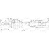 Antriebswelle OPEN PARTS - DRS6067.00