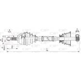 Antriebswelle OPEN PARTS - DRS6131.00